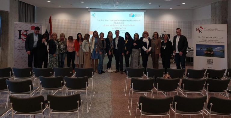 Ravnateljica sudjeluje u Erasmus+ projektu UHSR (Udruge hrvatskih srednjoškolskih ravnatelja)