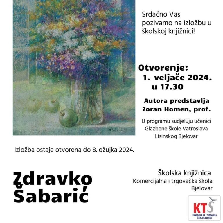 U četvrtak otvorenje izložbe Zdravka Šabarića