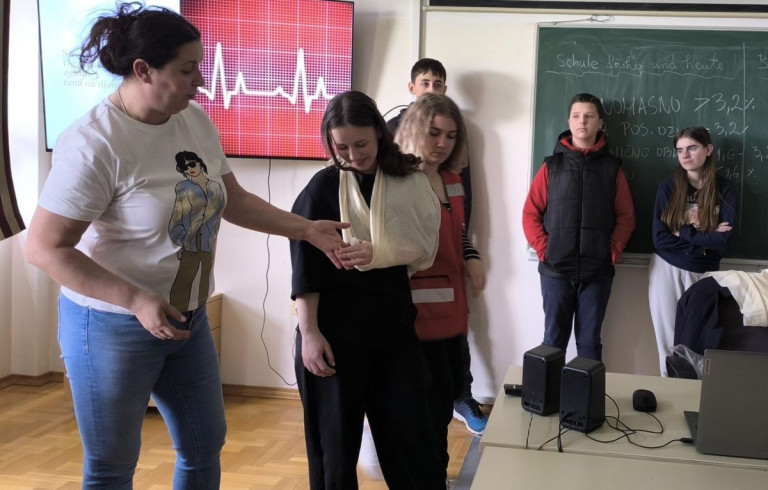 Edukacija o prvoj pomoći za učenike 1. c