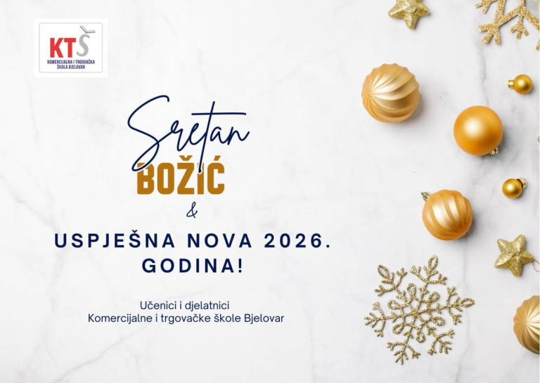 Sretan Božić i uspješna nova godina!