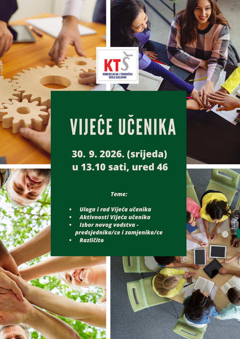 sastanak Vijeća učenika, 30. 9. 2026. u 13.10